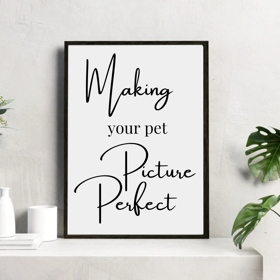 Dog Grooming Salon Photos, Dog Groomer Wall Art Print