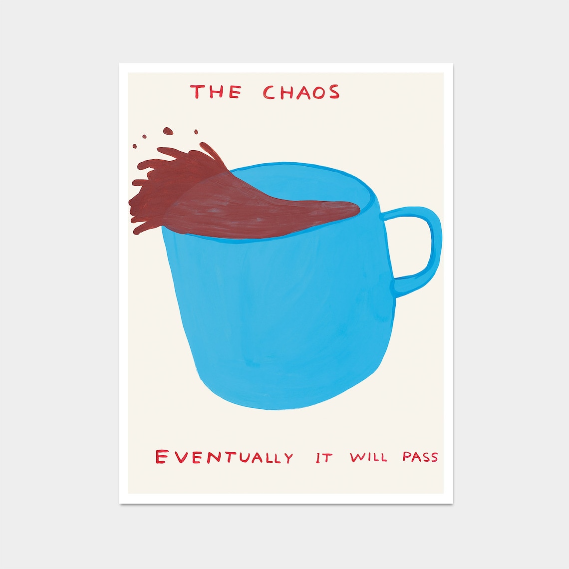 The Chaos Art Print, Abstract Concept Wall Art