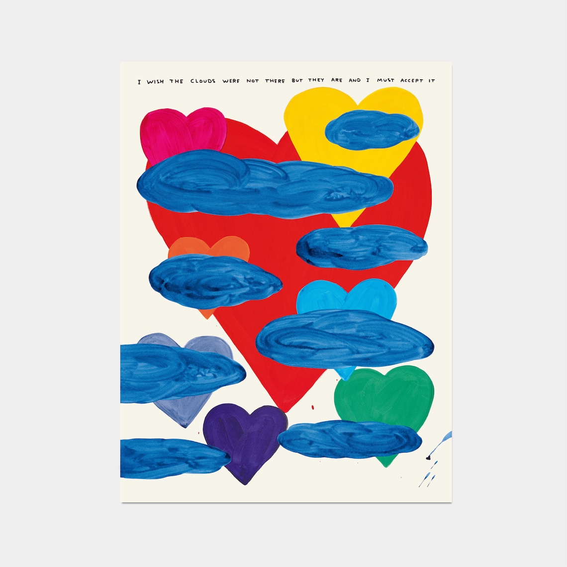 I Wish The Clouds Were Not There Art Print