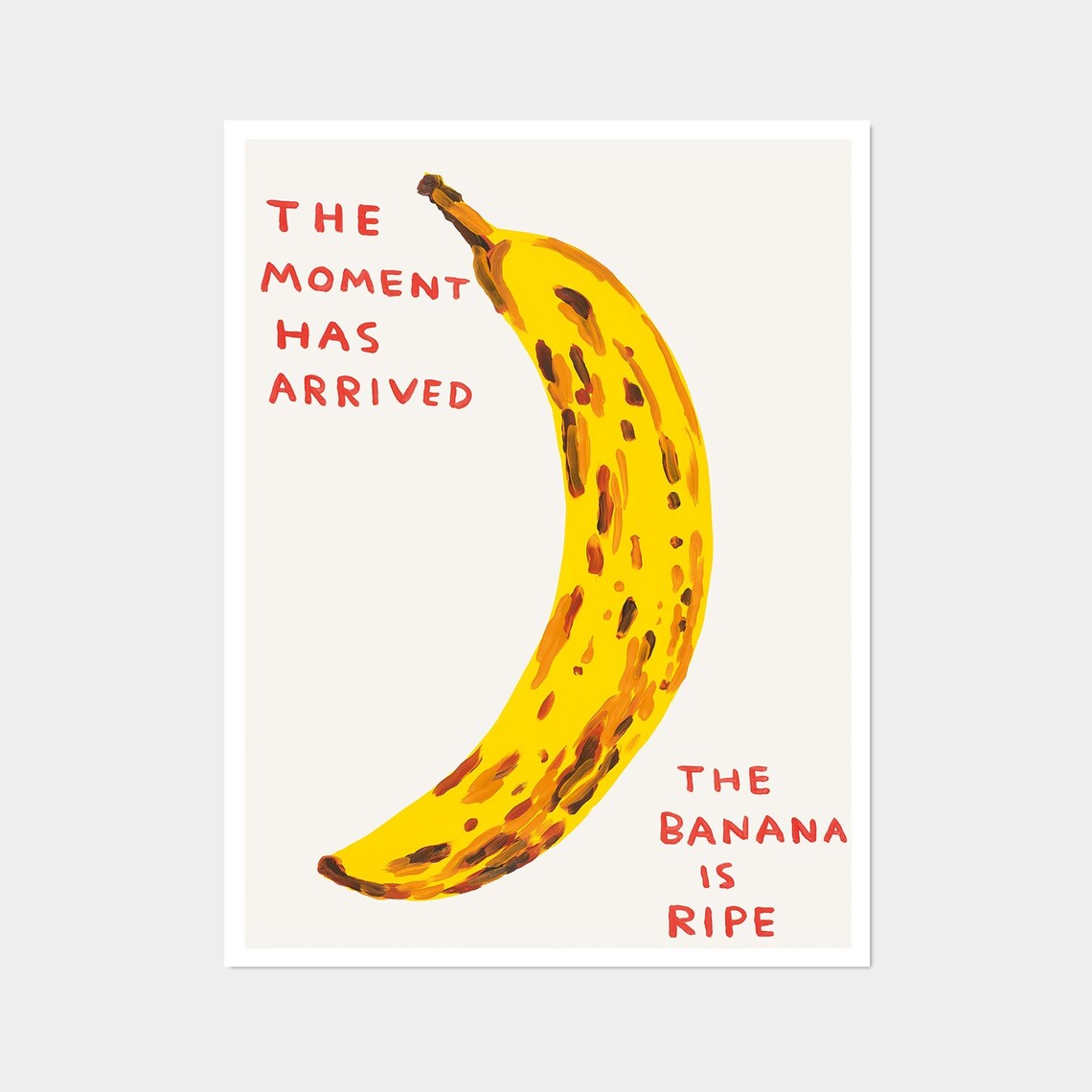 The Moment Has Arrived Art Print