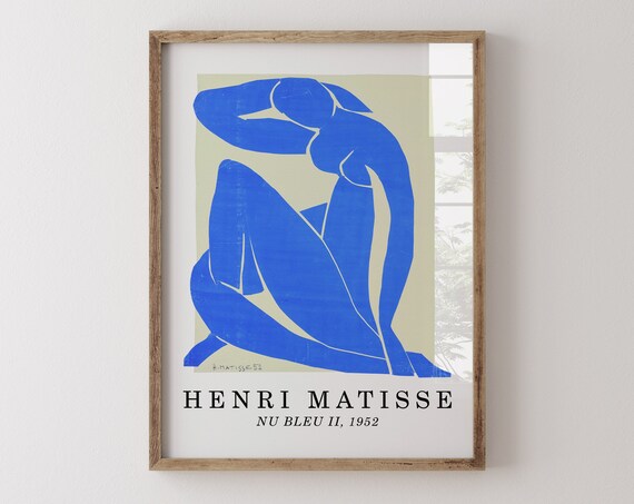 Henri Matisse Print Museum Exhibition Gallery Wall Art Trendy Poster Aesthetic Wall Decor Modern Artwork Famous Artist Painting Cut Out