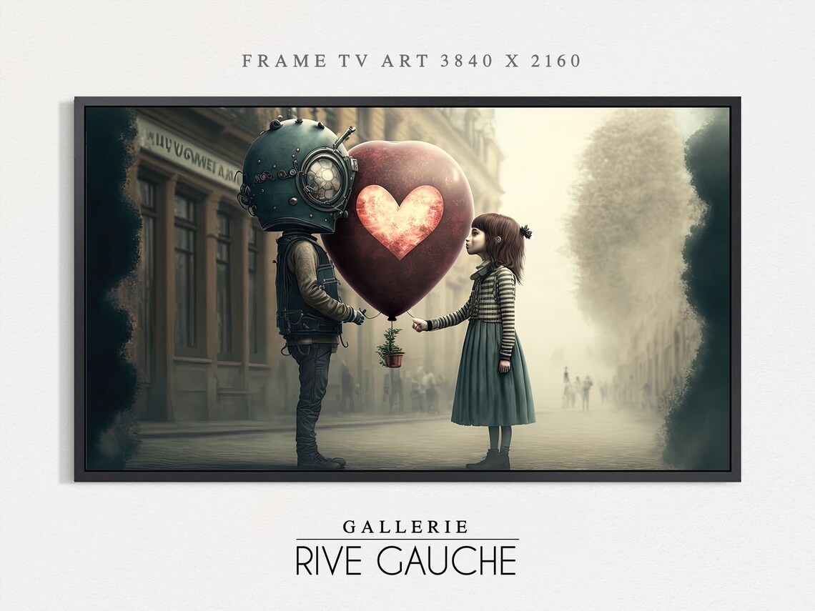 Steampunk Sci-Fi Art for TV, Fantasy Wall Art Print