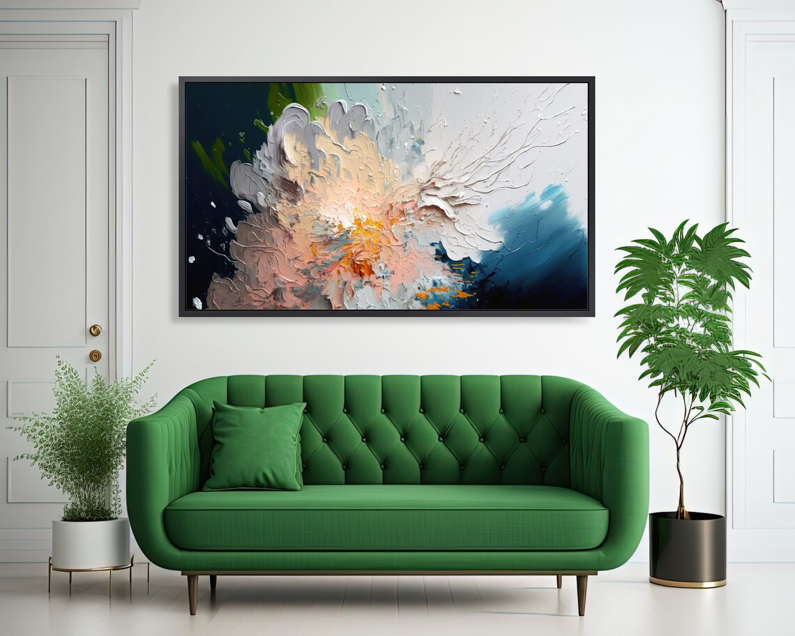 Abstract Modern Vibrant Colorful TV Art Poster - Image 3