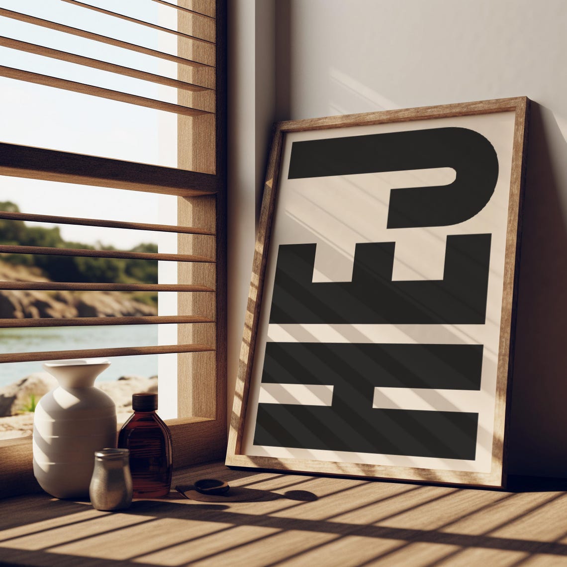 Hej Poster, Scandinavian Typography Wall Art - Image 2