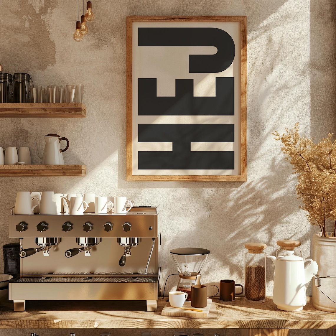 Hej Scandinavian Typography Retro Poster Print - Image 2