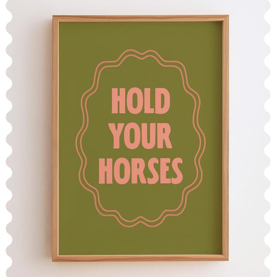 Cowgirl Quote Print Funny Western Wall Art