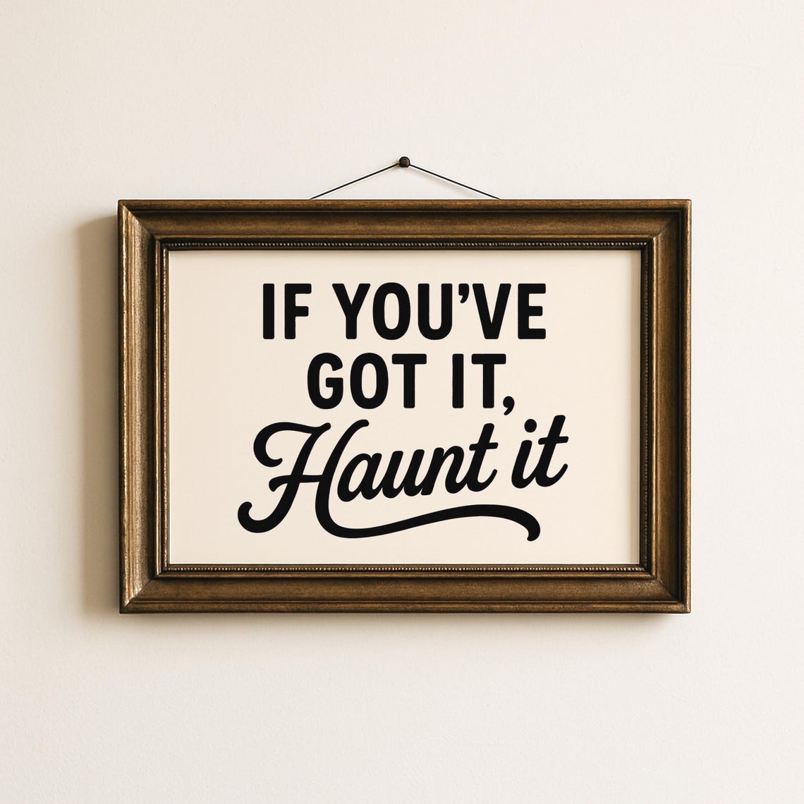 Halloween Quote Wall Art If Youve Got It Haunt Fun Decor Spooky Home Decoration 84