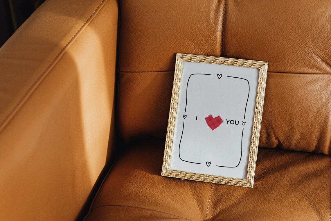 Hearth Heart Decor Print, Sweet Romantic Wall Art - Image 3