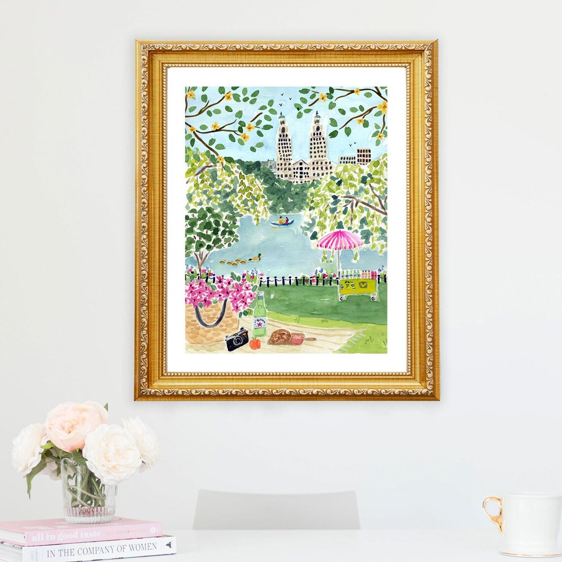 New York City Art Print, Central Park Summer - Image 3