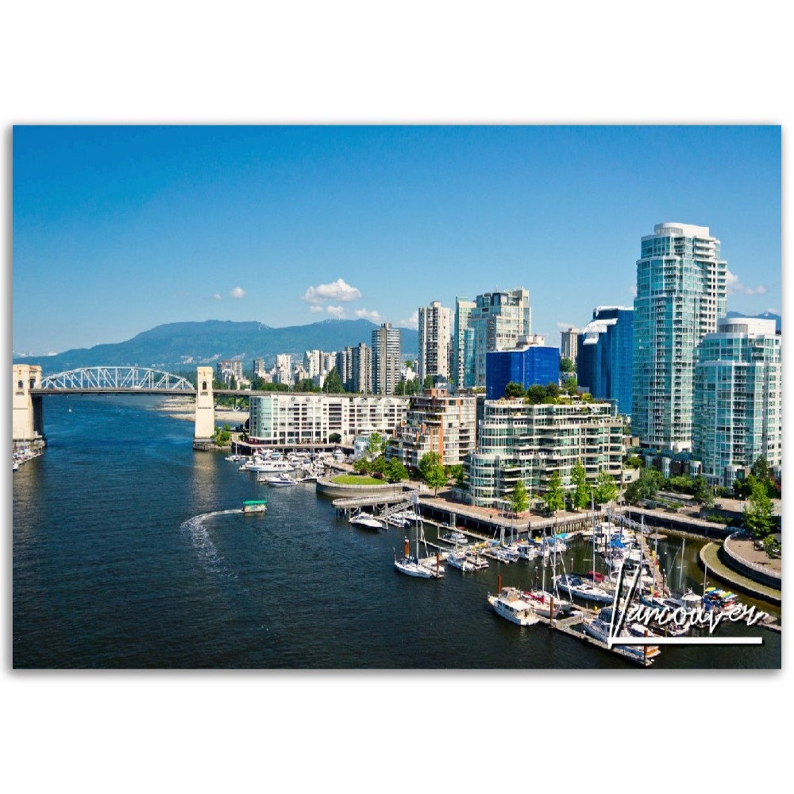 Vancouver Washington Poster Print Cityscape Travel Photo