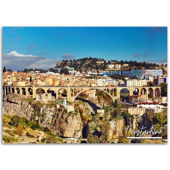 Constantine Algeria Poster Africa Travel Photography Print