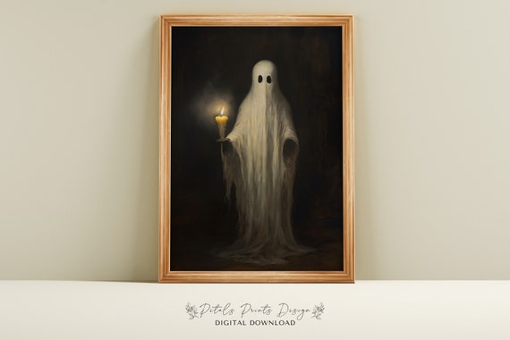 Vintage Halloween Rustic Art Print