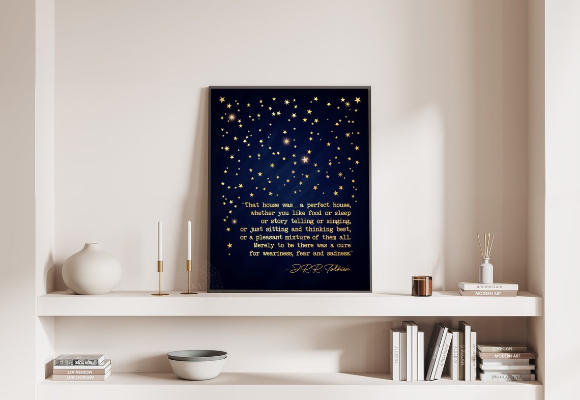 J.R.R. Tolkien Quote Art Print, Lord of the Rings - Image 4