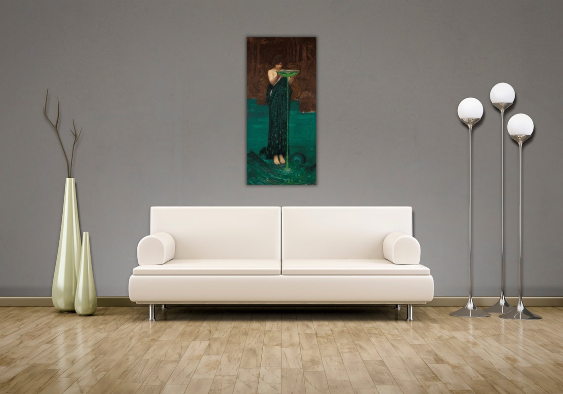 Circe Invidiosa Waterhouse Sorceress Green Poison Art Poster - Image 3