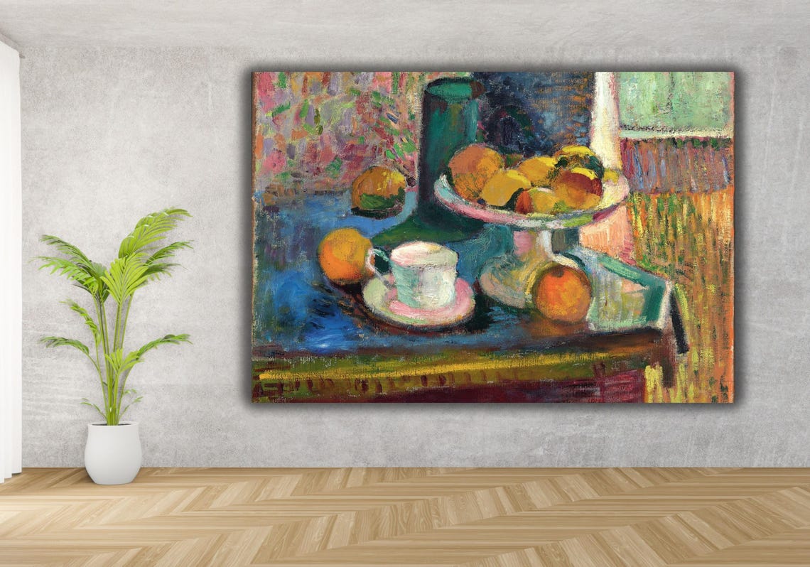 Henri Matisse Still Life with Compote Apples and Oranges 1899 Poster - Image 3