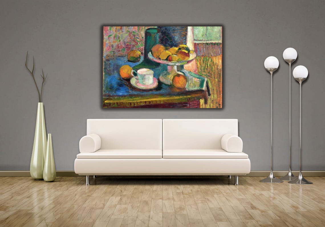 Henri Matisse Still Life with Compote Apples and Oranges 1899 Poster - Image 2
