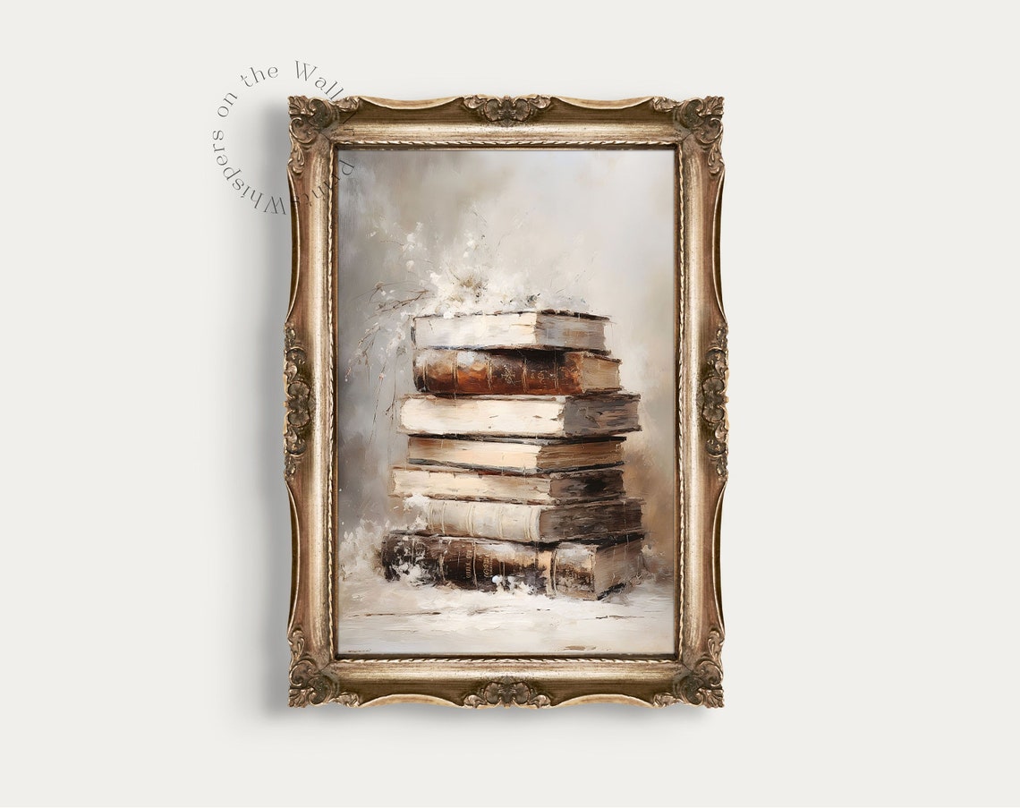 Winter Reading Nook Coffee and Book Light Academia Morning Wall Poster - Image 5