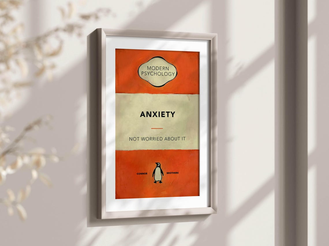 Connor Brothers Anxiety Not Worried About It Penguin Parody Poster - Image 2