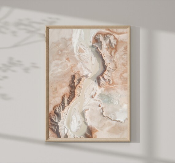 Desert Texture Travel Photography Wall Art Natural Landscape Image Modern And Elegant Decor