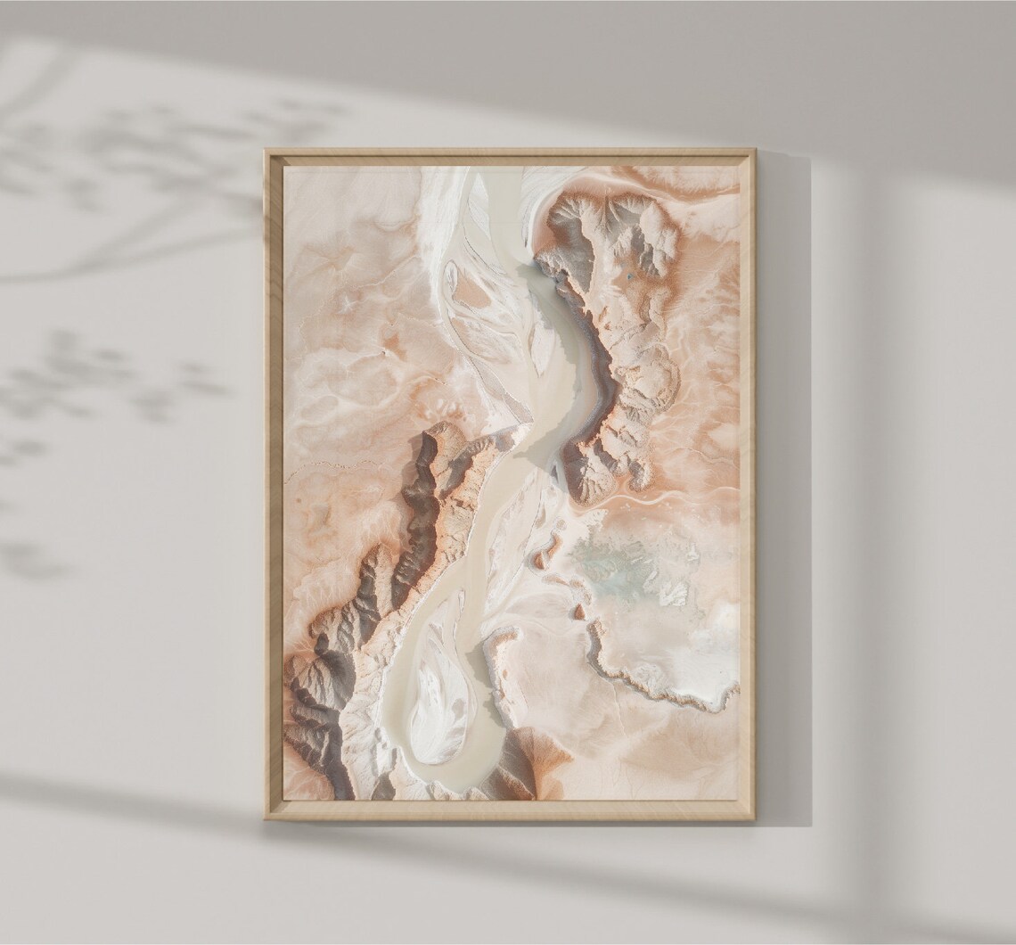 Desert Texture Travel Photography Wall Art Natural Landscape Image Modern And Elegant Decor