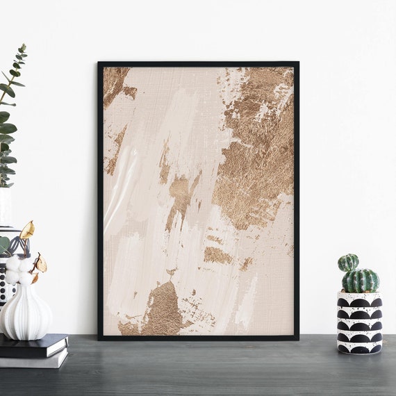 Neutral Abstract Print Wall Art 4x6 5x7 A4 A3 A2 A1