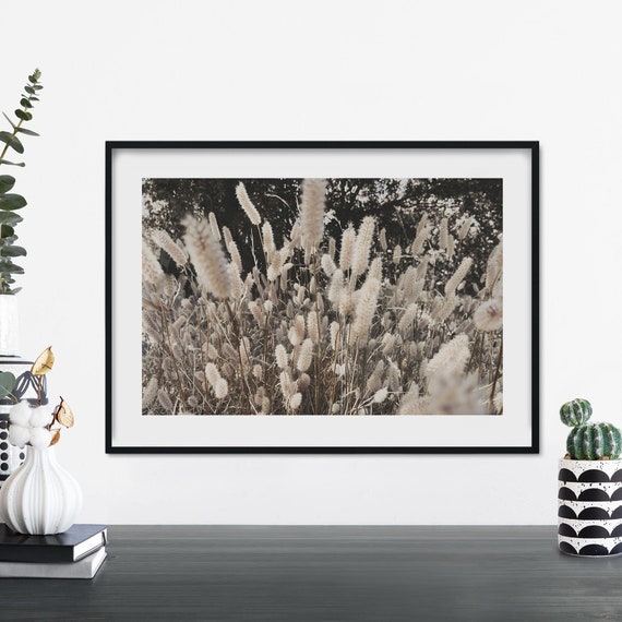 Tall Bunny Tail Grass Print Wall Art A4 A3 A2 A1