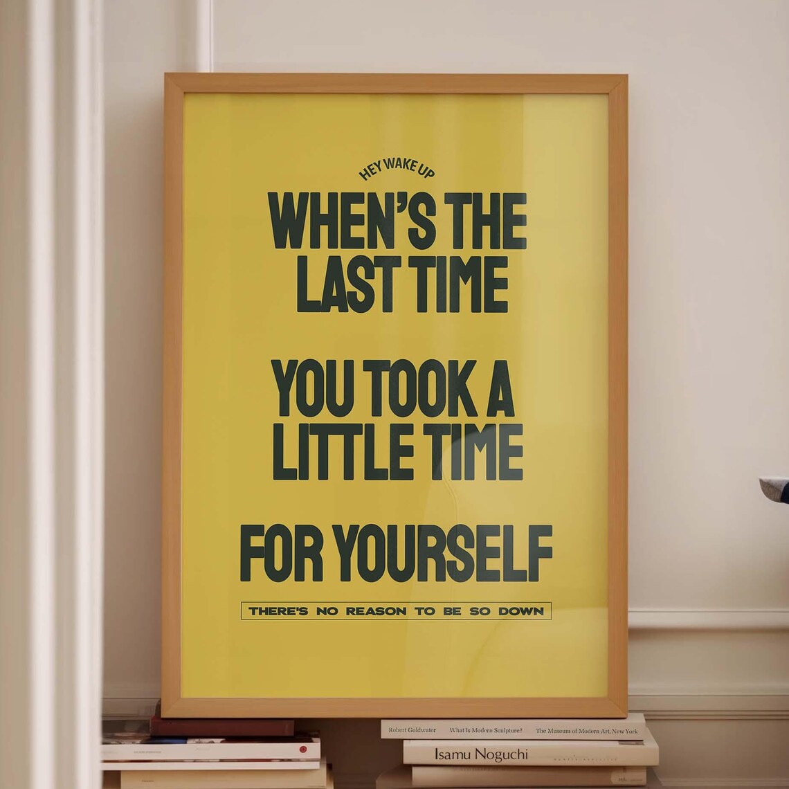 Whens the Last Time You Took a Little Time for Yourself Bold Poster