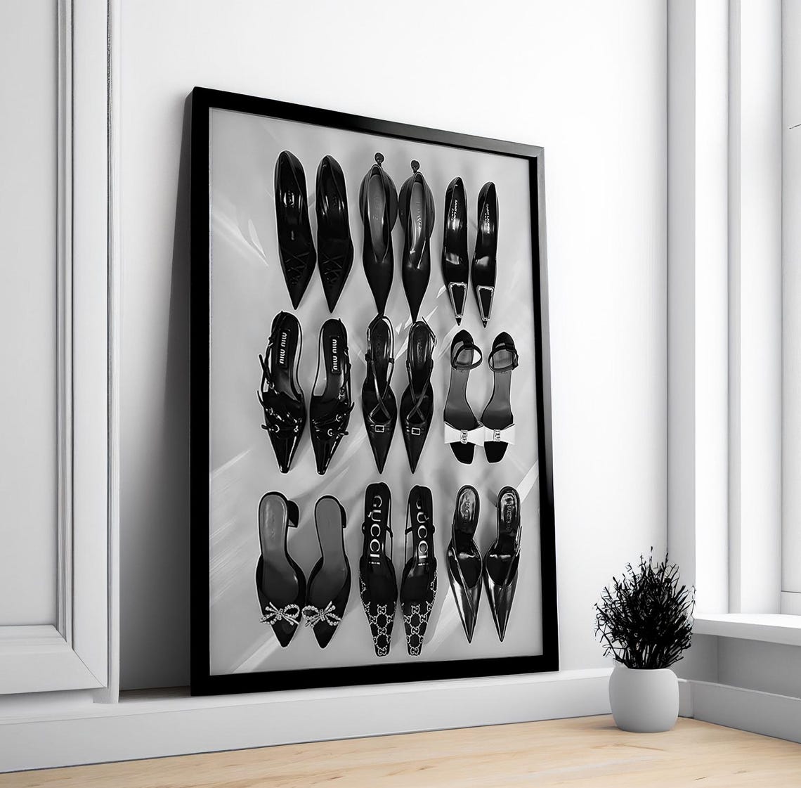 Trendy Fashion Wall Art Black And White Vintage Photo Luxury Fashion Print Hypebeast Room Decor Y2k Poster - Image 2