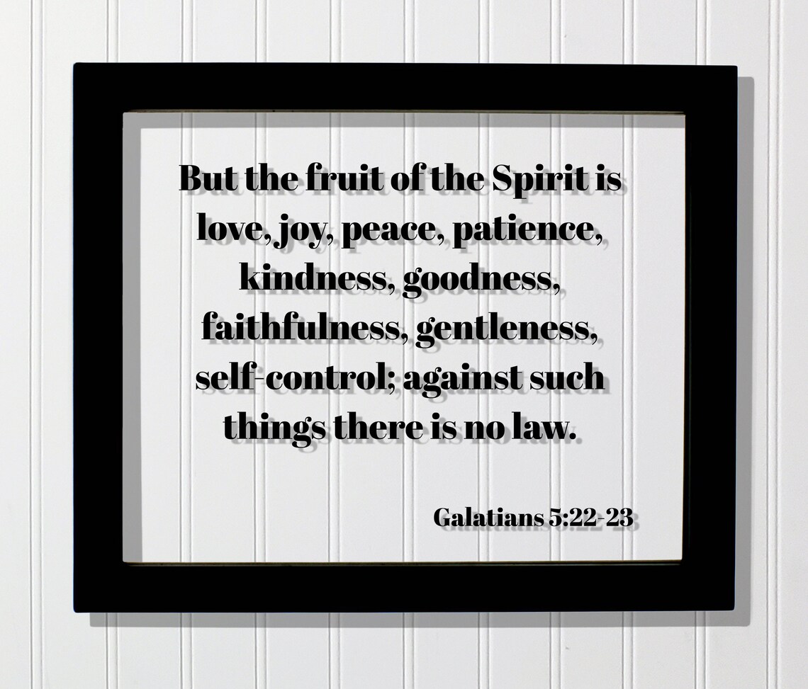 Galatians 5:22-23 Fruit of the Spirit Art Print
