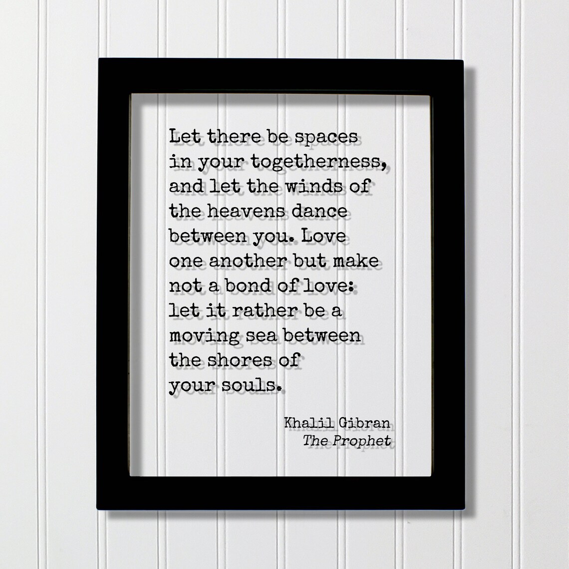 Khalil Gibran The Prophet Quote Art Print