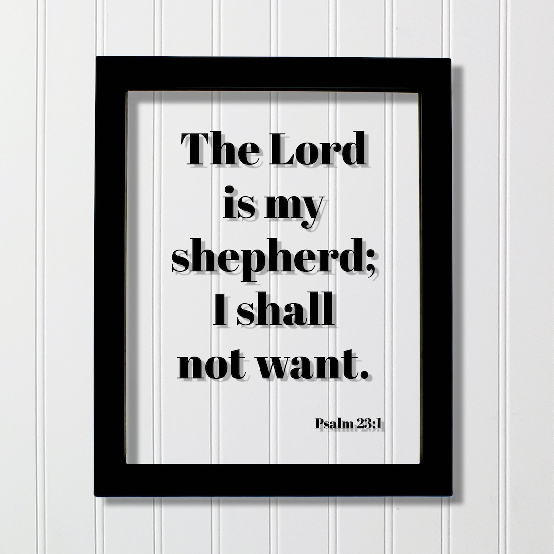 Psalm 23 Lord Is My Shepherd Home Decor Poster