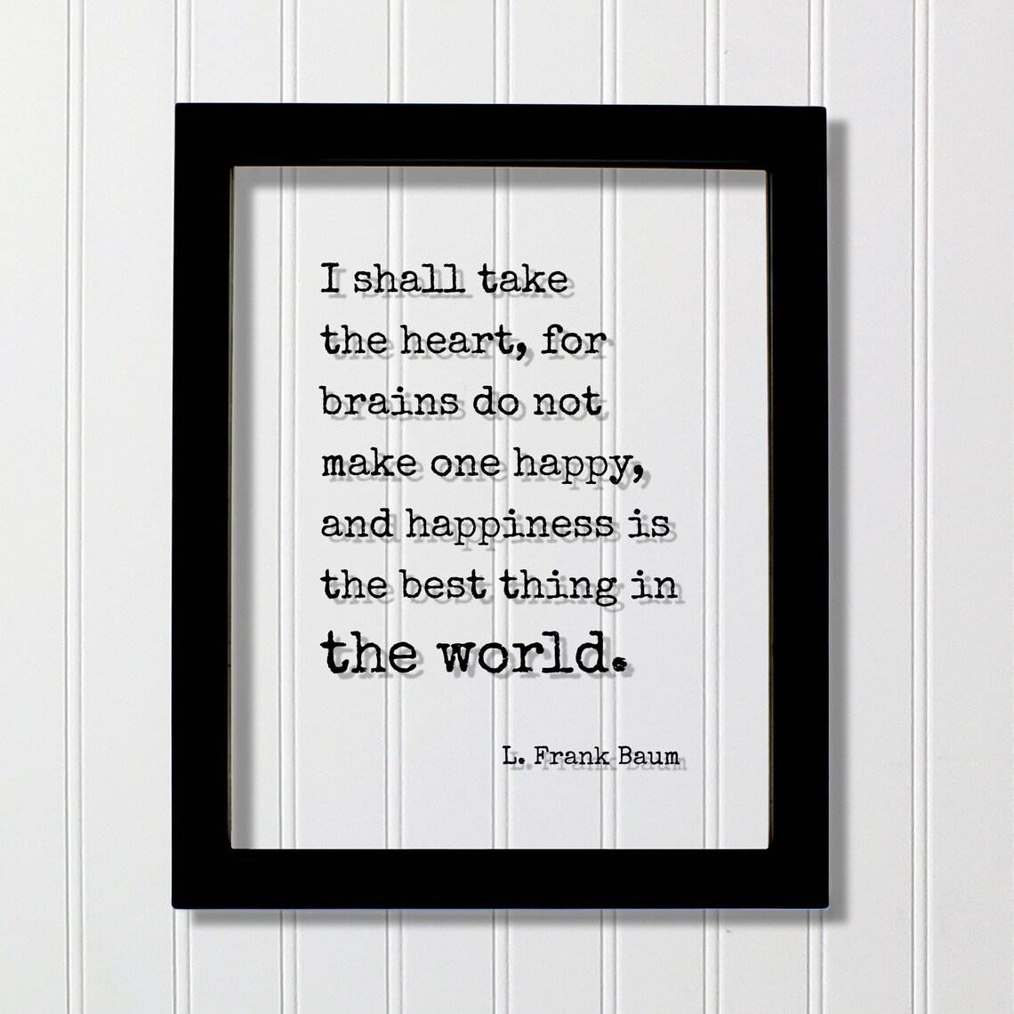 L. Frank Baum Quote Art Print, Literary Decor