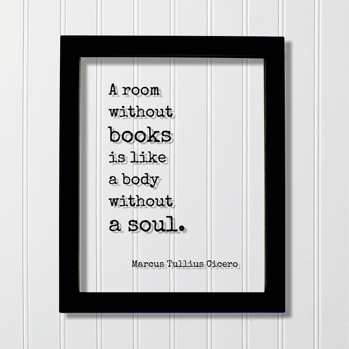 A Room Without Books Is Like Body Soul Quote