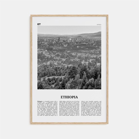 Ethiopia Print Black And White No 2 Ethiopia Wall Art Ethiopia Poster Ethiopia Photo Ethiopia Wall Decor Addis Ababa Africa