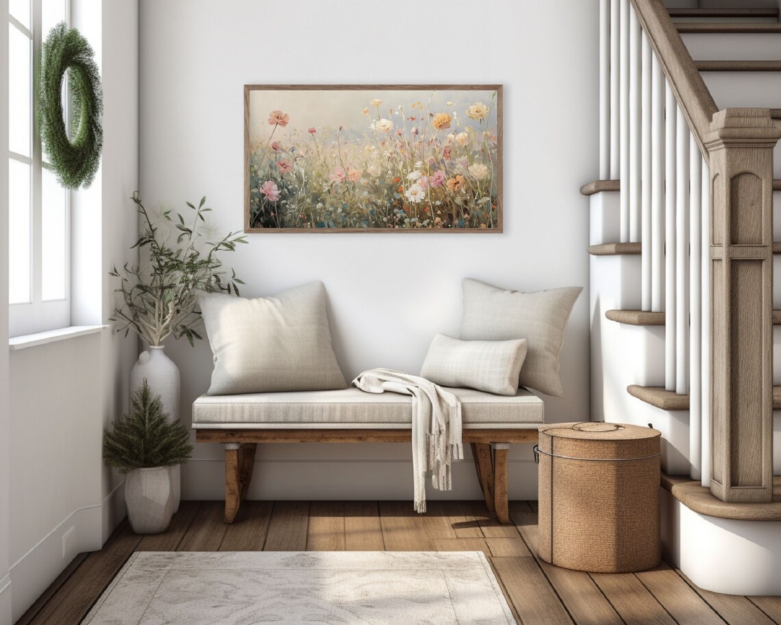 Summer Wildflowers Art Print, Vintage Style - Image 3