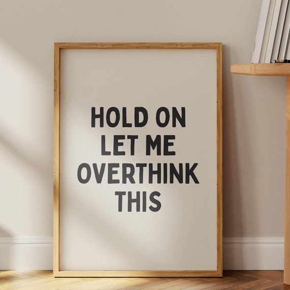 Funny Sarcastic Quote Print Home Office Typography Art