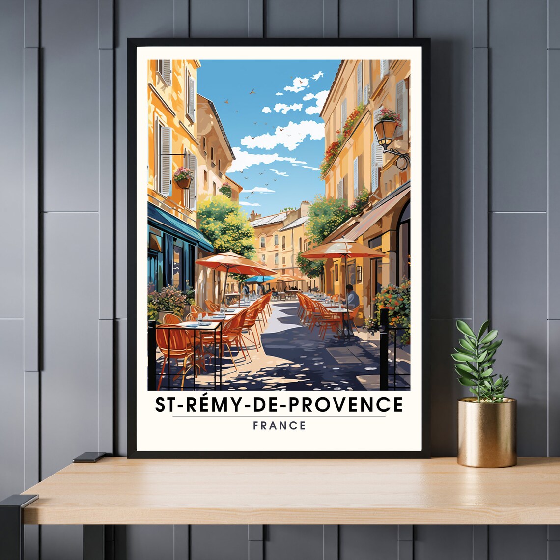 Saint-Remy-de-Provence Travel Poster, France
