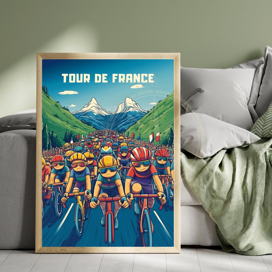 Cycling Poster Cycling Amateur Poster Tour De France Tour De France Kids Poster Kids Gift - Image 2