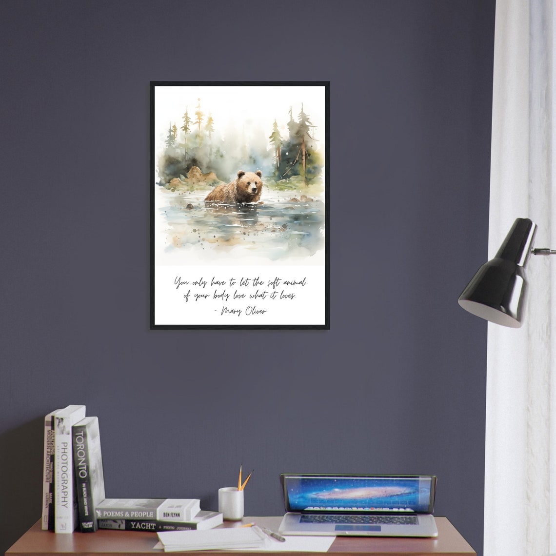 Let The Soft Animal Of Your Body Love What It Loves By Mary Oliver Mary Oliver Print Mary Oliver Poem Mary Oliver Print Poetry Print - Image 2