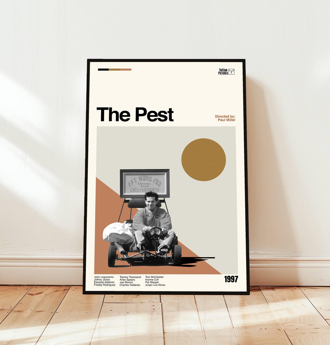 The Pest 1997 Minimalist Movie Poster Paul Miller Comedy Cult Art