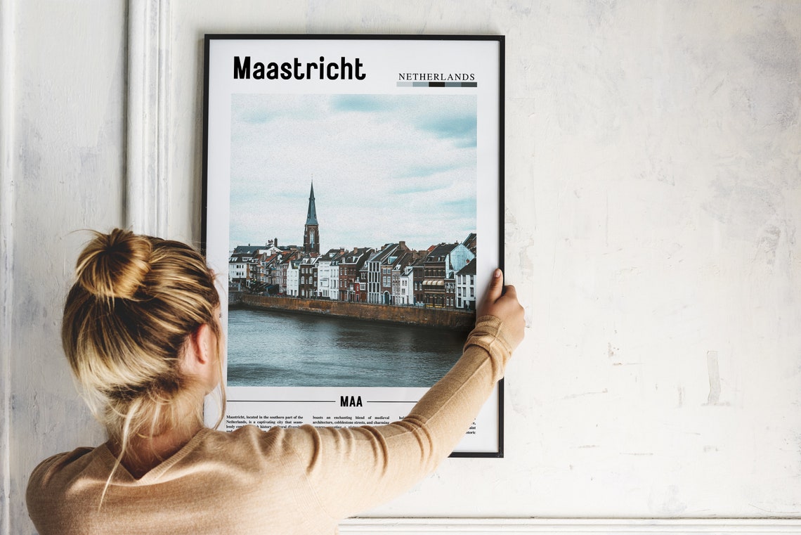 Maastricht Poster Maastricht Print Maastricht Wall Art Europe Photo Europe Poster Europe Print Travel Poster - Image 2