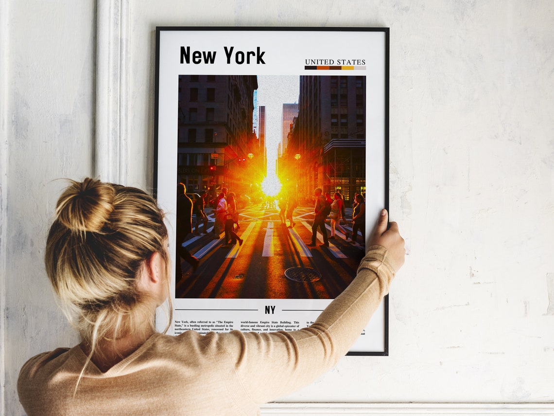 New York Poster New York Print New York Wall Art Ny Photo Ny Poster Ny Print New York Photo Travel Poster - Image 2