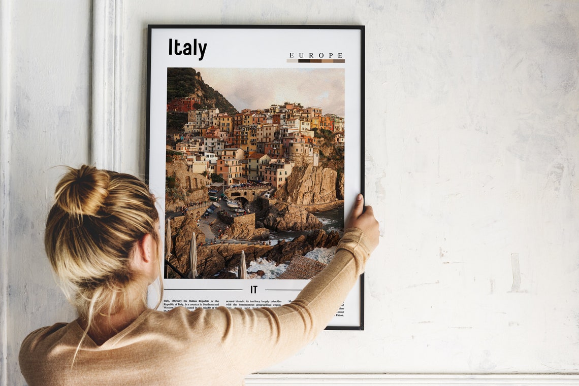 Italy Poster Italy Print Italy Wall Art Italy Photo Italy Poster Italy Print Italy Wall Art Minimal Travel Poster - Image 2