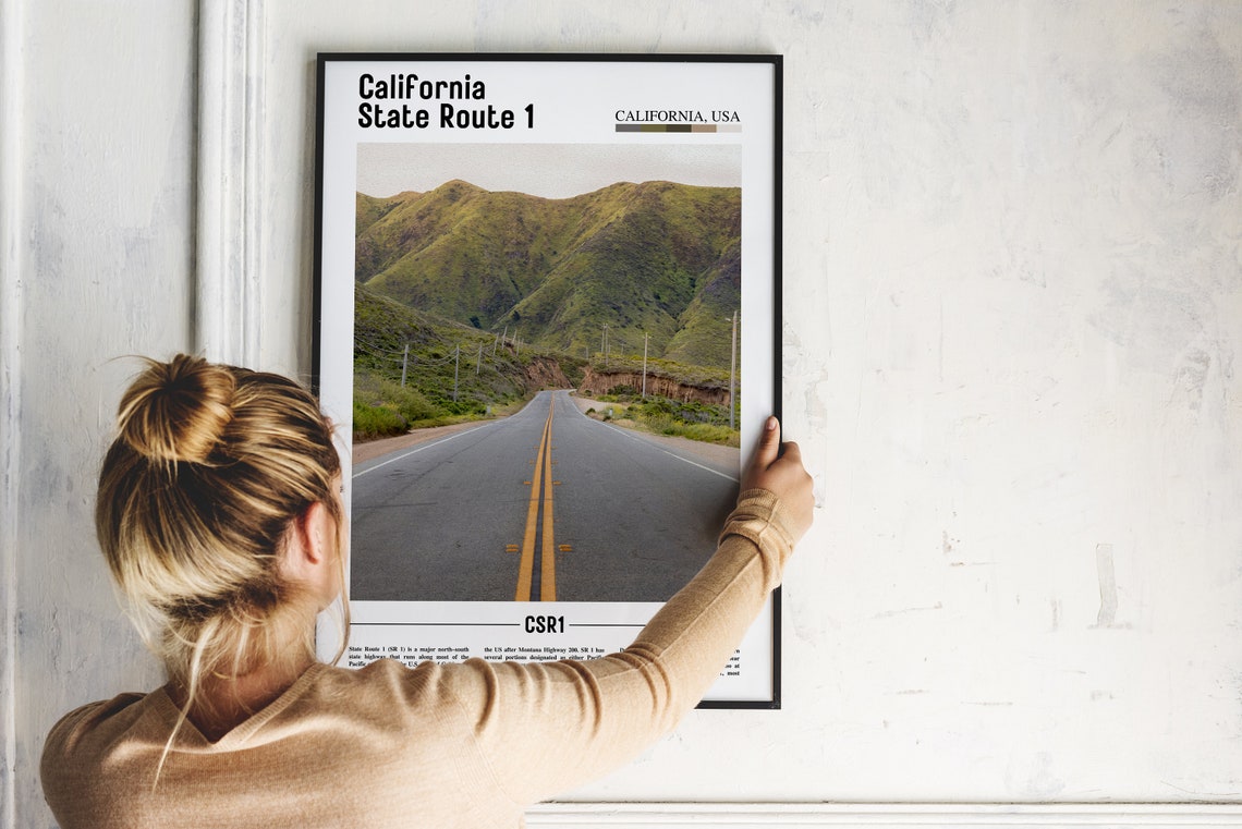 California State Route 1 Pacific Coast Highway Road Trip Poster - Image 2