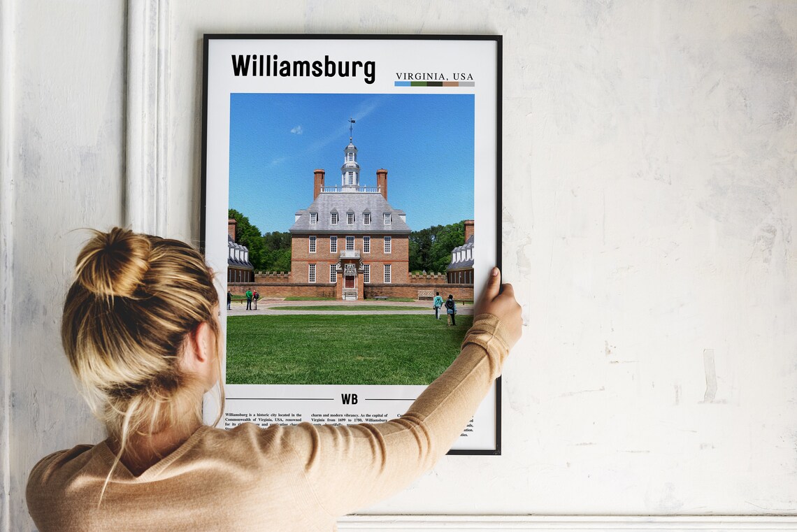 Williamsburg Poster Williamsburg Print Williamsburg Wall Art United States Photo United States Poster United States Print - Image 2