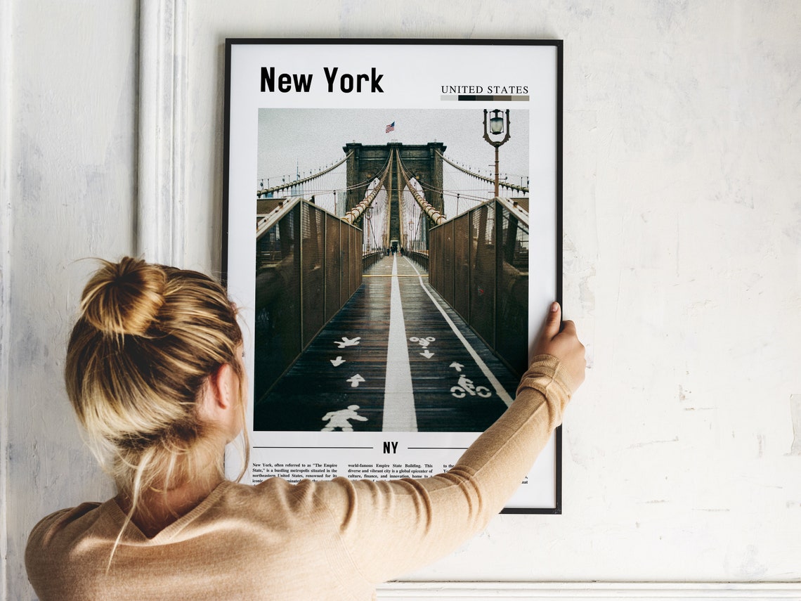 New York Poster New York Print New York Wall Art Ny Photo Ny Poster Ny Print New York Photo Travel Poster - Image 2