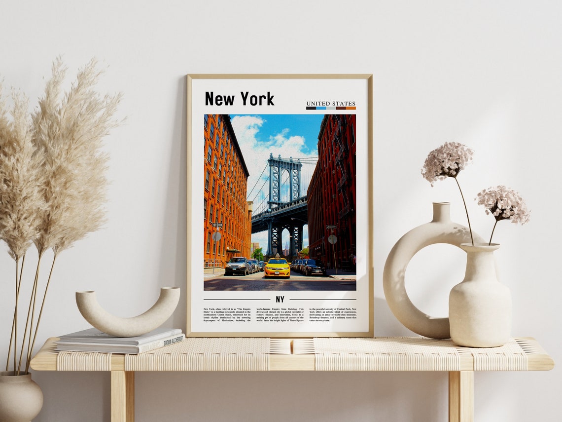 New York Poster New York Print New York Wall Art Ny Photo Ny Poster Ny Print New York Photo Travel Poster - Image 3