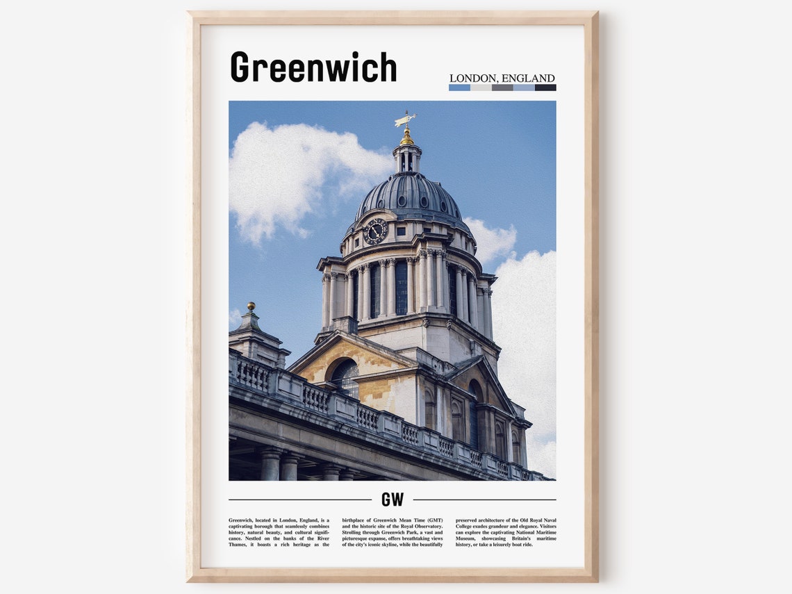 Greenwich Poster Greenwich Print Greenwich Wall Art Europe Photo Europe Poster Europe Print Travel Poster