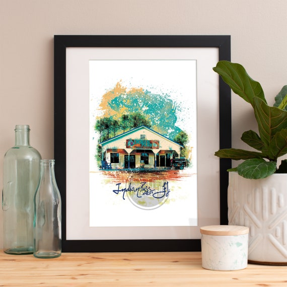 Indian Pass Print Indian Pass Skyline Indian Pass Art Indian Pass Poster Indian Pass