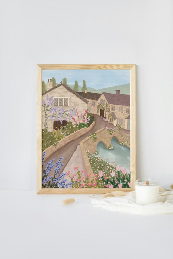 Castle Combe, Cotswold England Travel Poster